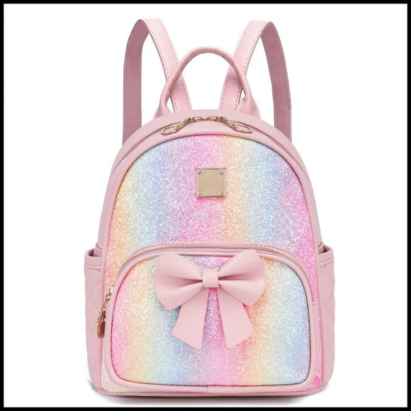 Mini Backpack Purse Quilted Vegan Leather Adjustable Straps Travel Chic main image 6